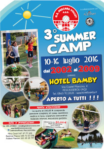 LOCANDINA CAMP 2016